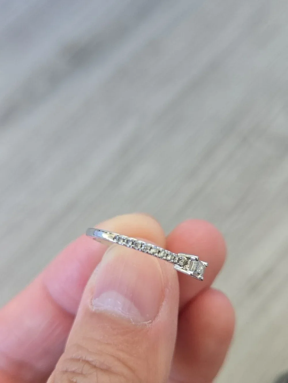Sterling Silver Clear Stone Solitaire Ring - Elegant Women's Jewelry